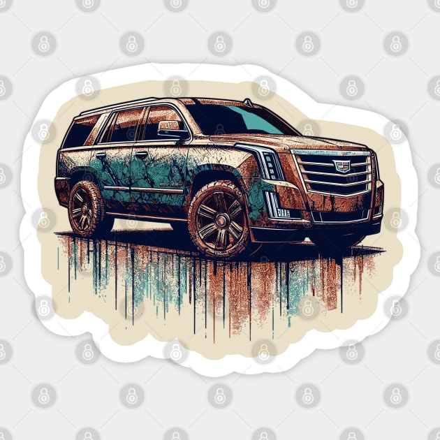 Cadillac Escalade Sticker by Vehicles-Art